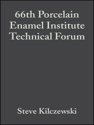 cover image of 66th Porcelain Enamel Institute Technical Forum